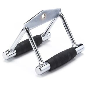 Chrome Double D Handle with Black Grips